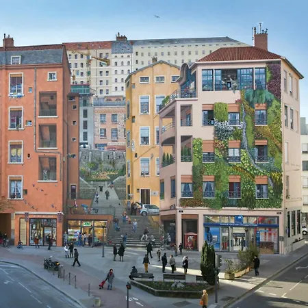 Le Cocon Du Papillon Bleu I 2 Parentales Avec Terrasse En Plein Coeur De I Parking Inclus Apartment Lyon